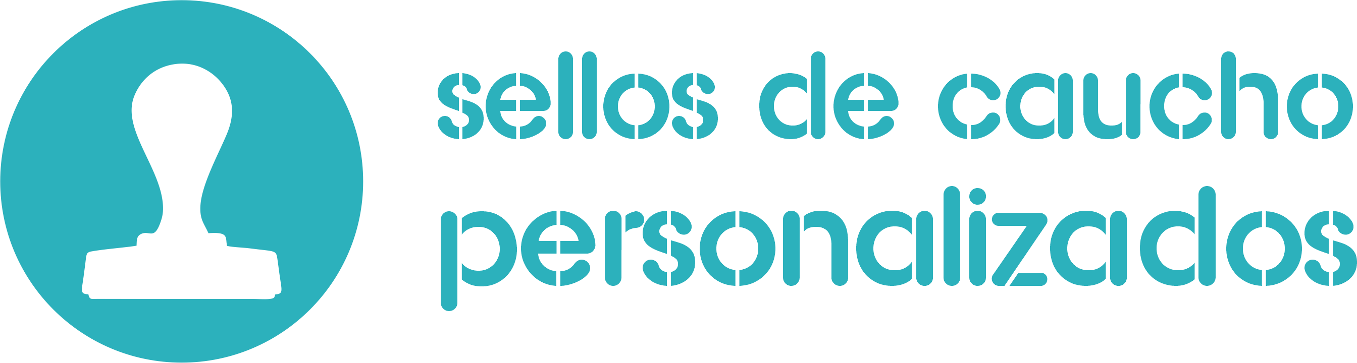 Logotipo de la web de sellos de caucho personalizados